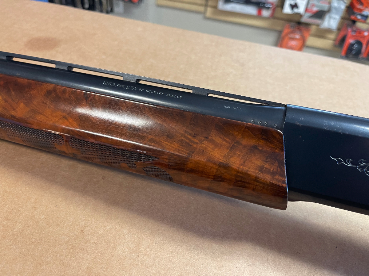 Remington MODEL 1100 TRAP SEMI-AUTO SHOTGUN 30 INCH BARREL DELUXE WOOD ...