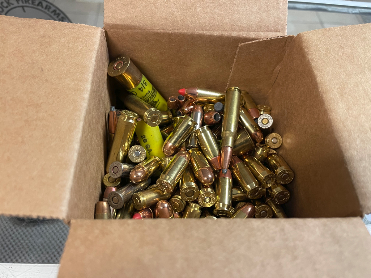 212 Rounds Of Assorted Pistol, Revolver, Rifle Ammunition New Ammo For ...