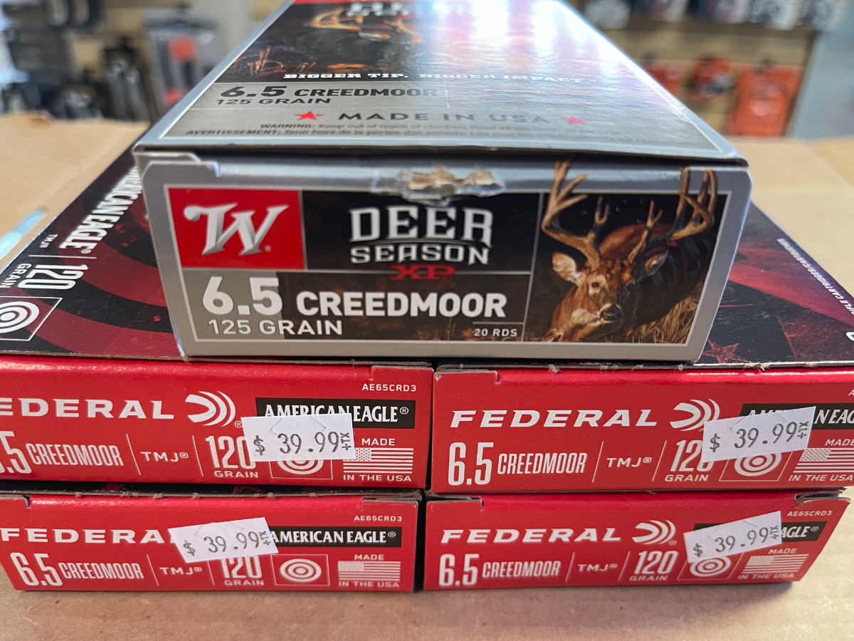 100 rounds federal winchester 6 5 creedmoor rifle ammunition new in