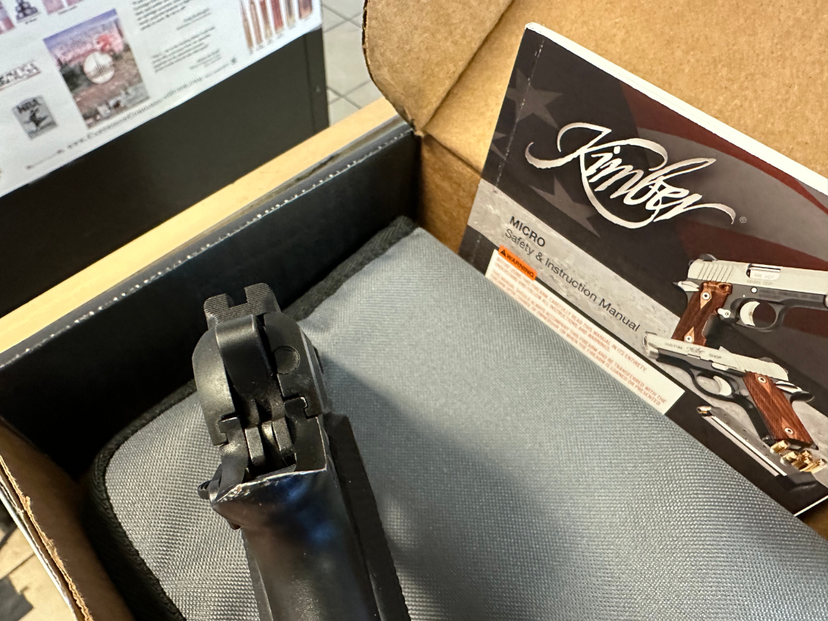 Kimber MODEL Micro Black Pistol 1911 Style single-action trigger 2.75 Inch Barrel Good Condition .380 ACP - Picture 7