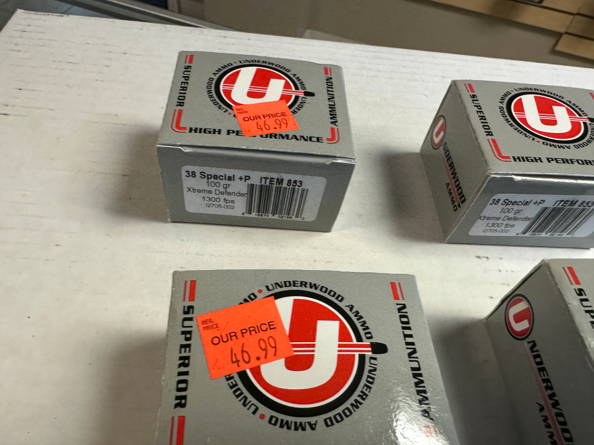 80 Rounds Underwood 38 Special 100gr Xtreme Defender Superior Hi Perf ...