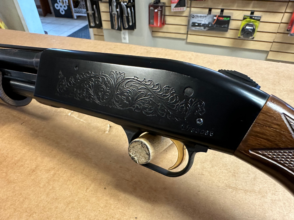 Mossberg Model 500c Pump Action Shotgun 26 Inch Barrel Engraved ...