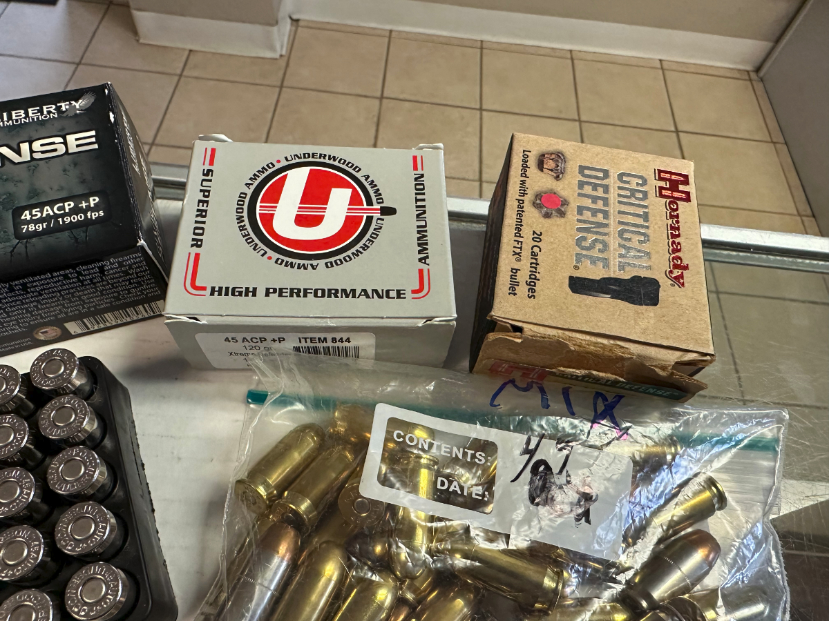 Nice Lot Of 379 Rounds Of Assorted 45 Acp Ammunition Hollow Point New ...