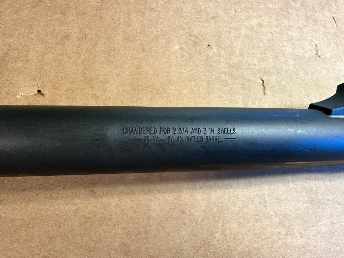 Mossberg 500 12ga Ported 24 Inch Rifled Slug Cantilever Barrel In Very ...