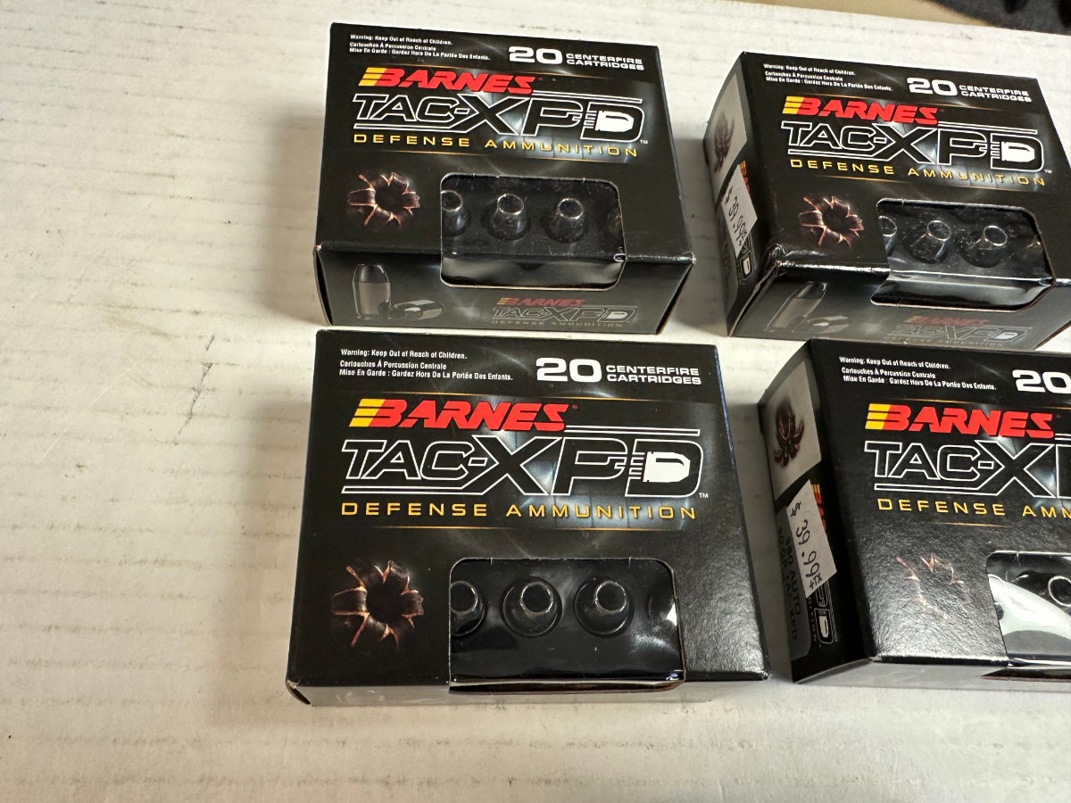 100 Rounds Barnes 21552 TACXPD Defense 380 ACP 80 gr TACXP ALL NEW IN