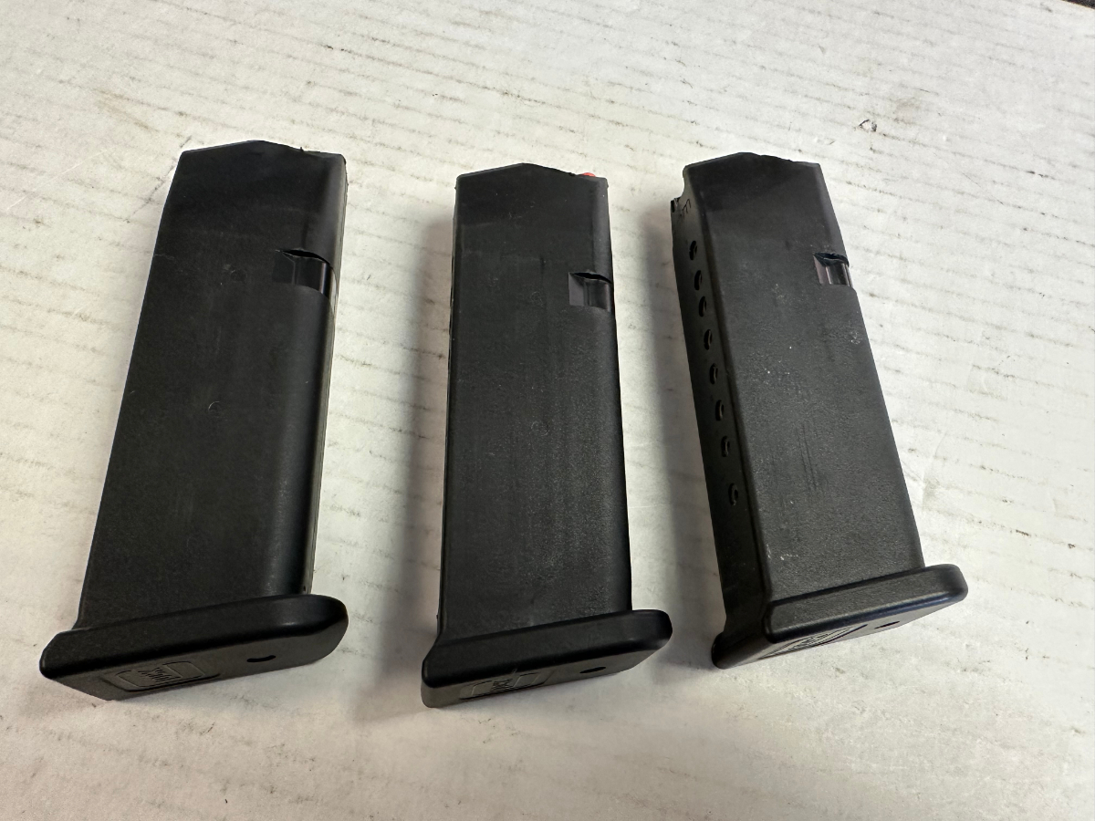 NICE LOT OF THREE GLOCK 43X MAGAZINES ALL IN EXCELLENT CONDITION ...