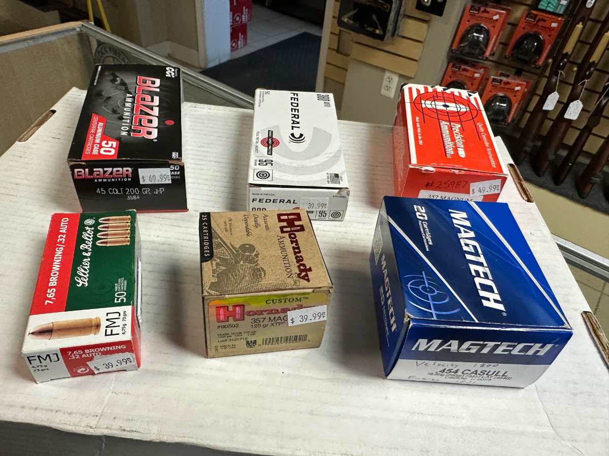 245 Rounds Of Assorted Pistol Ammunition All New In Boxes As Is Final ...