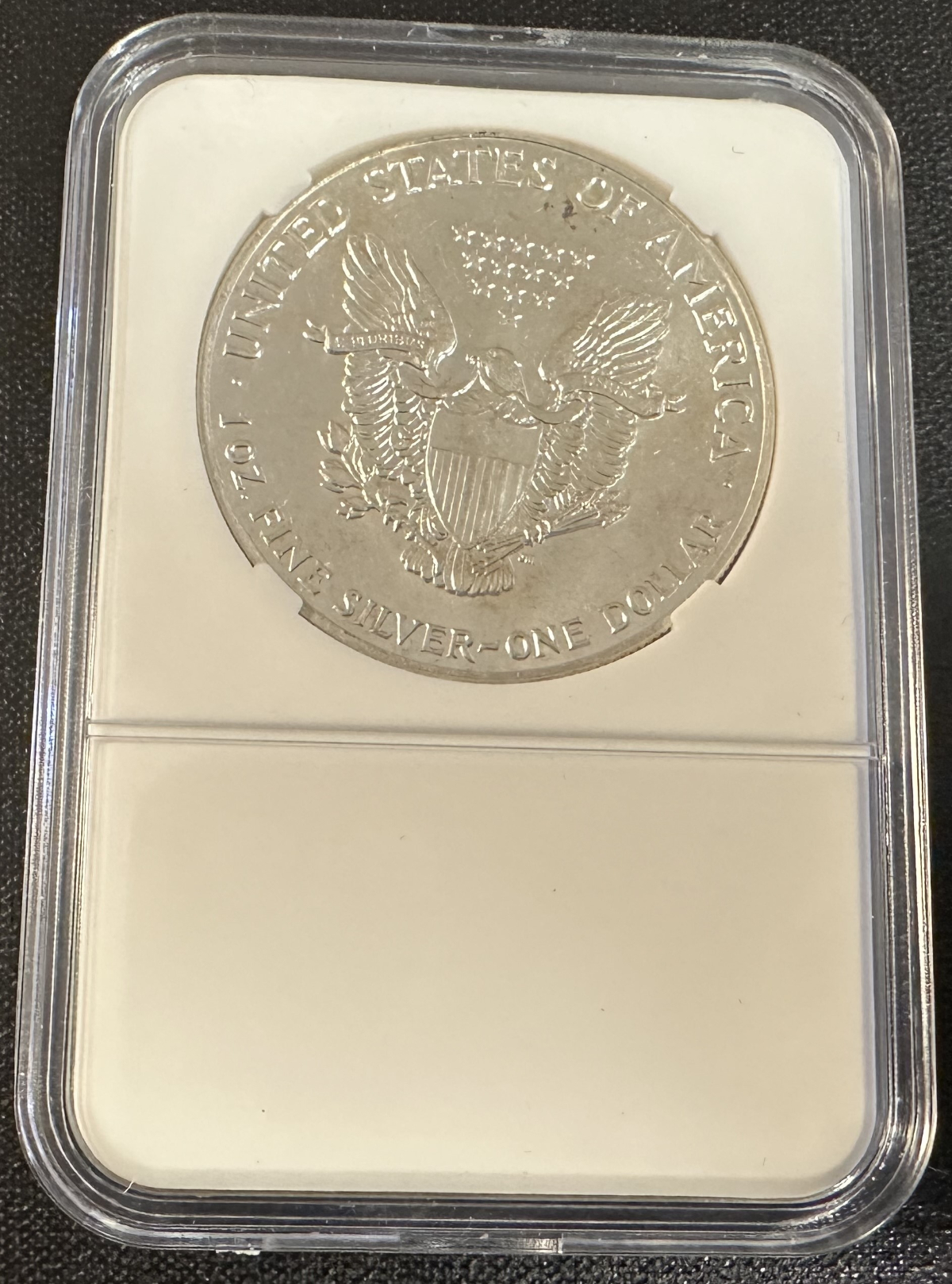 1987 American Silver Eagle Brilliant Uncirculated 10z Silver Coin In ...