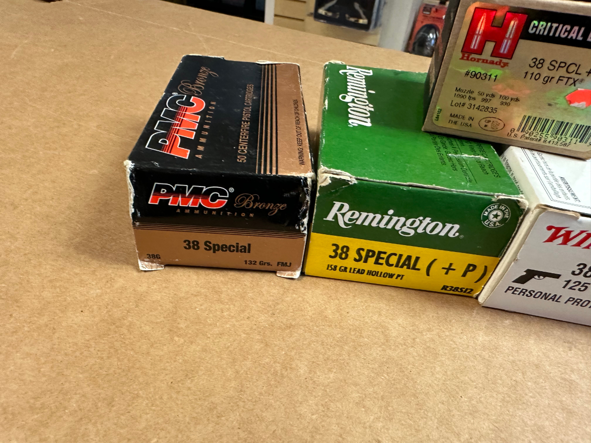 238 ROUNDS ASSORTED PISTOL/REVOLVER AMMUNITION ALL NEW AMMO IN BOXES 38 ...