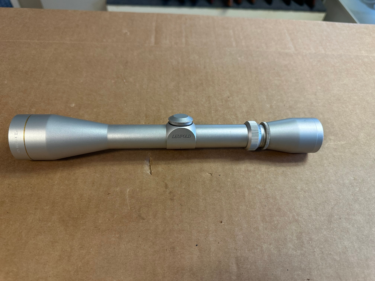LEUPOLD VX IIc SILVER RIFLE SCOPE IN GREAT CONDITION LIFETIME WARRANTY