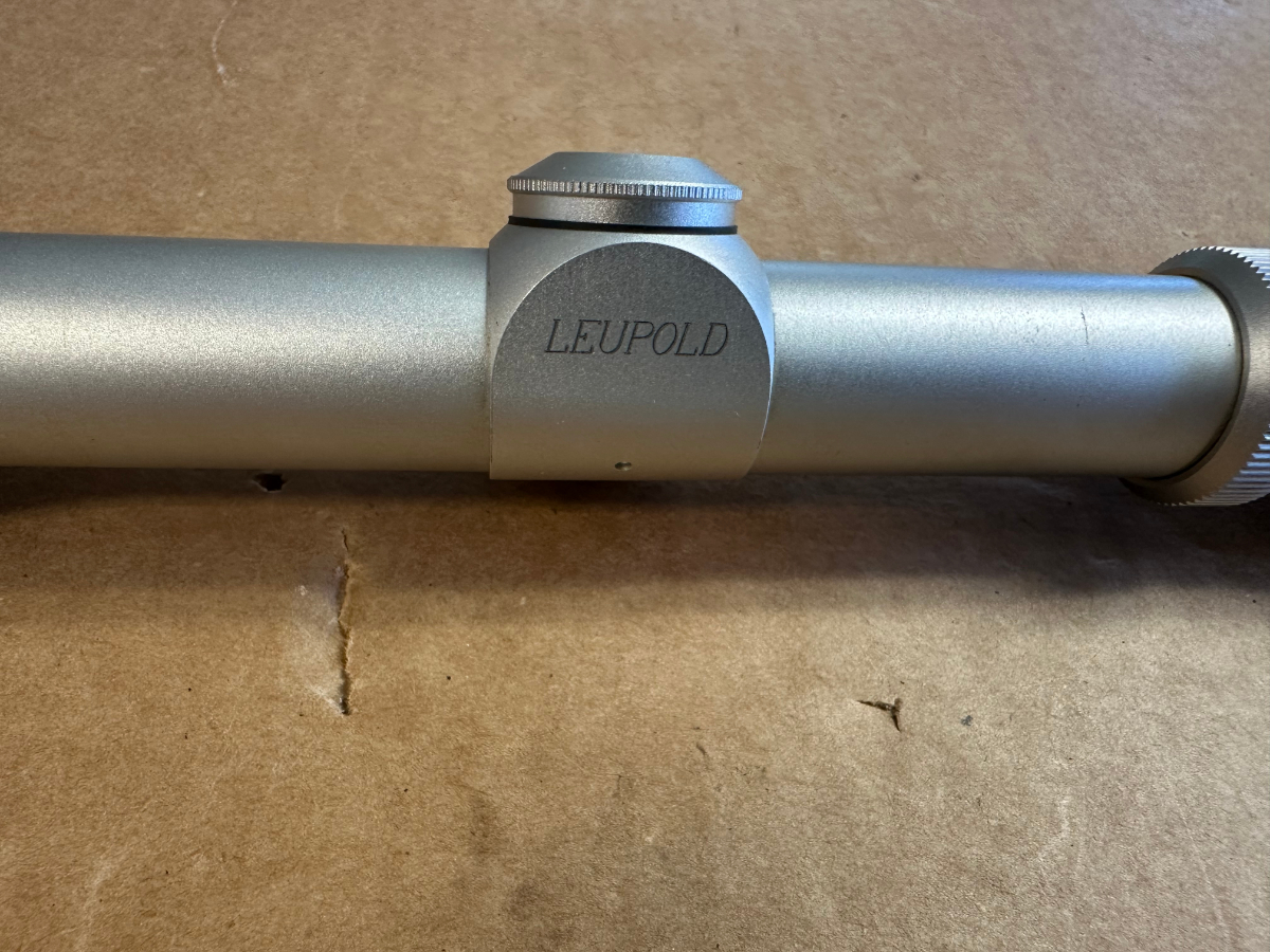 LEUPOLD VX IIc SILVER RIFLE SCOPE IN GREAT CONDITION LIFETIME WARRANTY
