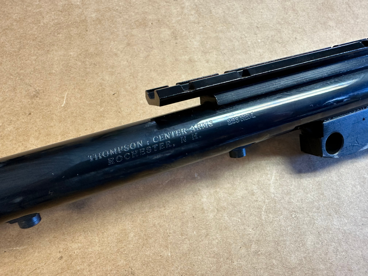 Thompson Center Contender 12 Inch 223 Rem Barrel With Scope Base ...