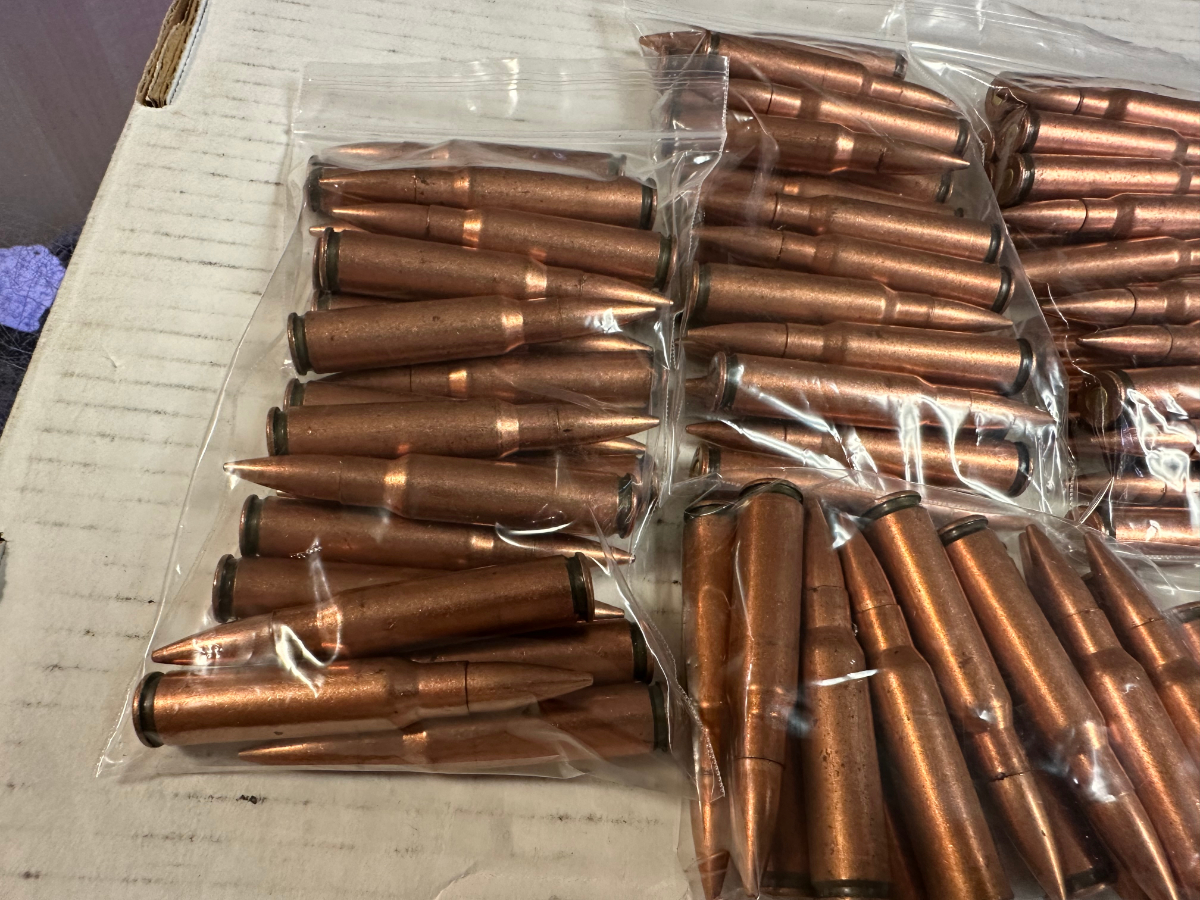 Pictures 100 rounds military surplus 7 62x51 308 5 20 round bags