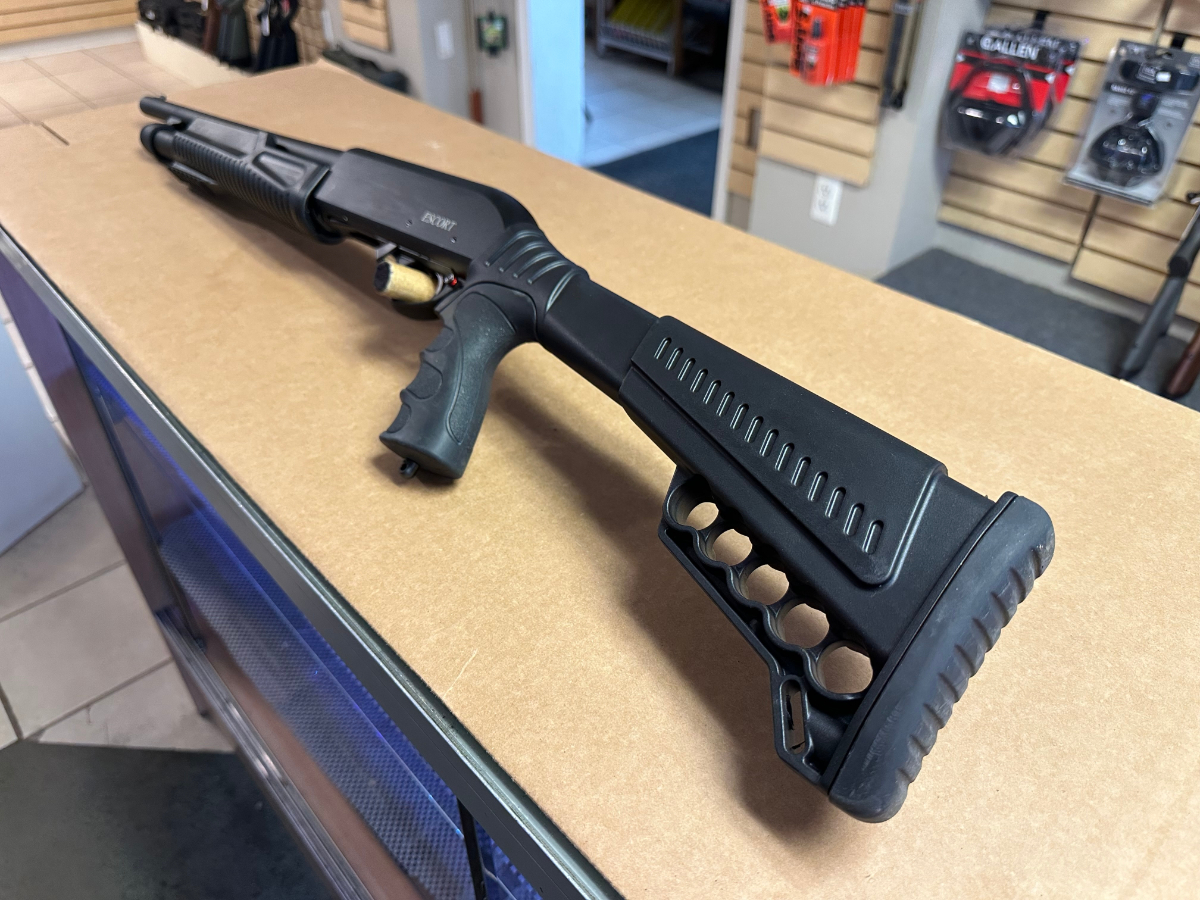Escort Model Slugger 3 Inch Chamber 18 Inch Barrel Pump Action Butt ...