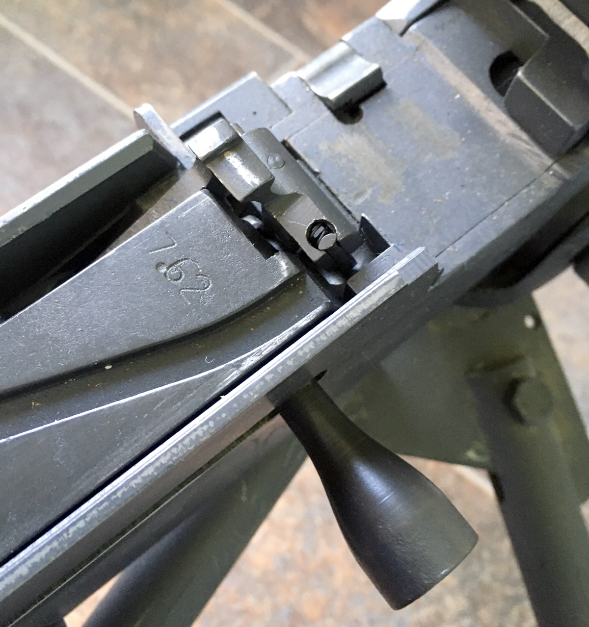 Privately Made Browning 1919A4 Semi Auto Machine Gun with Tripod, Links ...