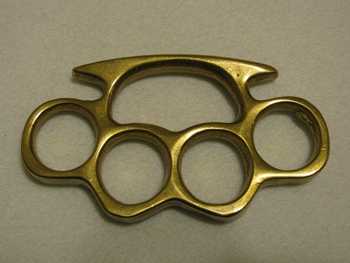 Real Brass Knuckles - Solid Brass Knuckledusters - Picture 3