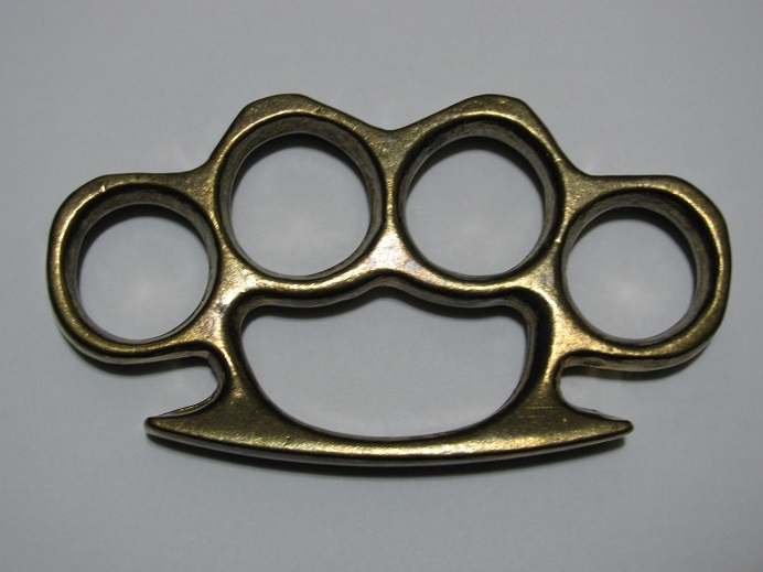 Vintage Real Solid Brass Knuckles - Knuckledusters For Sale at ...