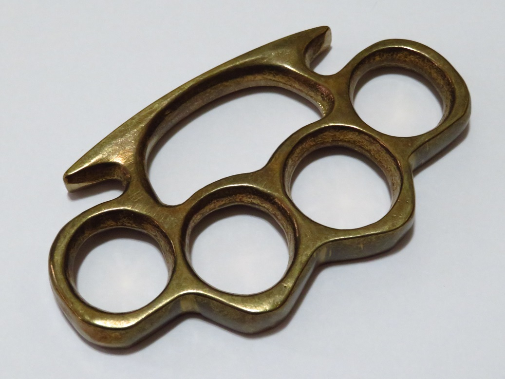 Vintage Real Brass Knuckles Solid Brass Knuckledusters For Sale at ...