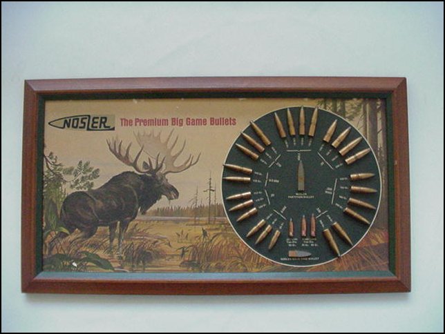 Vintage Nosler Bullet Board- Pre Ballistic Tip For Sale at GunAuction ...