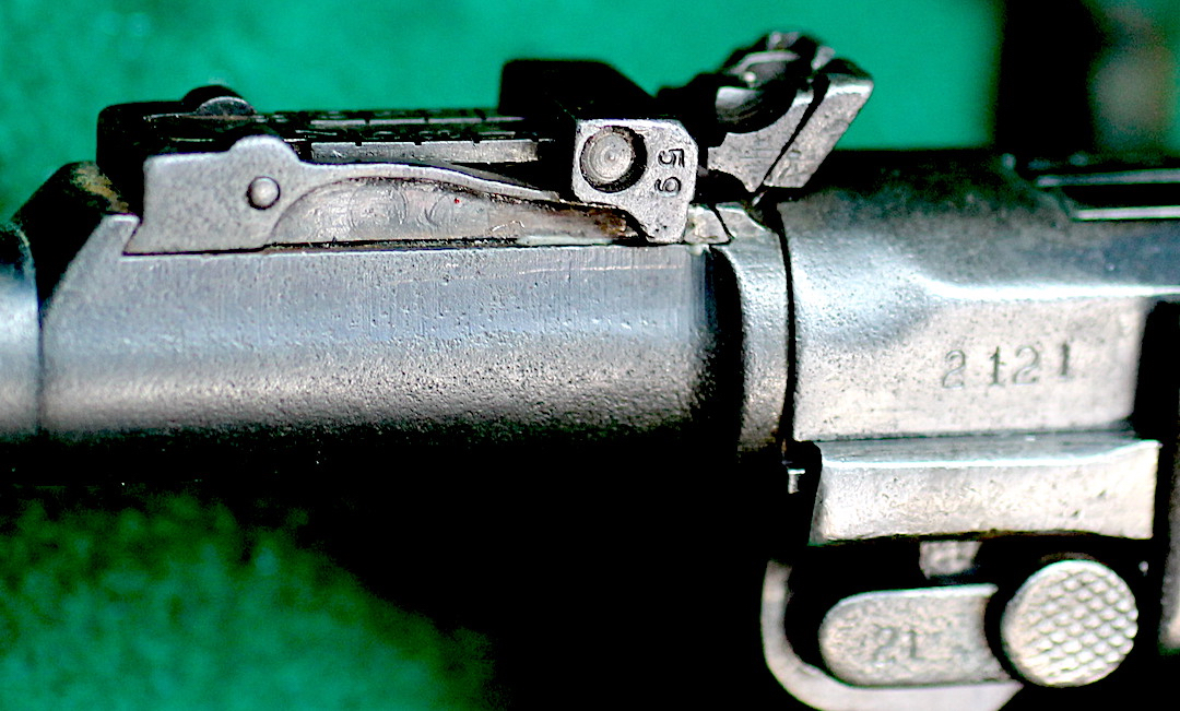 Mauser ARTILLERY LUGER 1917 DMW STOCK SLOT MATCHING 9MM ONE MAG ADJUSTABLE TANGENT REAR SIGHT 9mm Luger - Picture 4