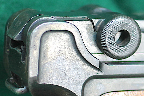 Mauser ARTILLERY LUGER 1917 DMW STOCK SLOT MATCHING 9MM ONE MAG ADJUSTABLE TANGENT REAR SIGHT 9mm Luger - Picture 7