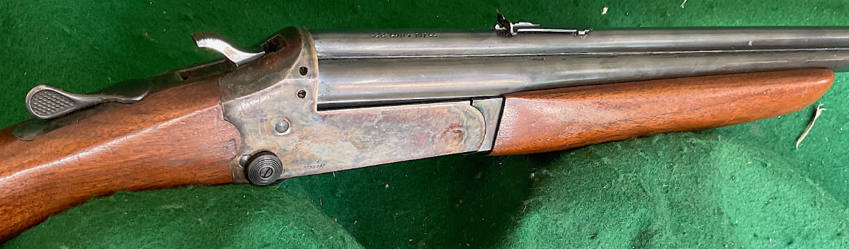 Savage MODEL 24 Over / Under 22 LR / 410 Walnut Stocks Top Break open ...