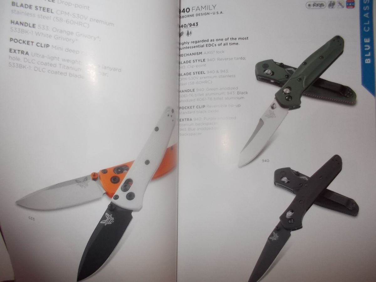Benchmade Usa 2020 Knife Product Catalog Brochure New For Sale at