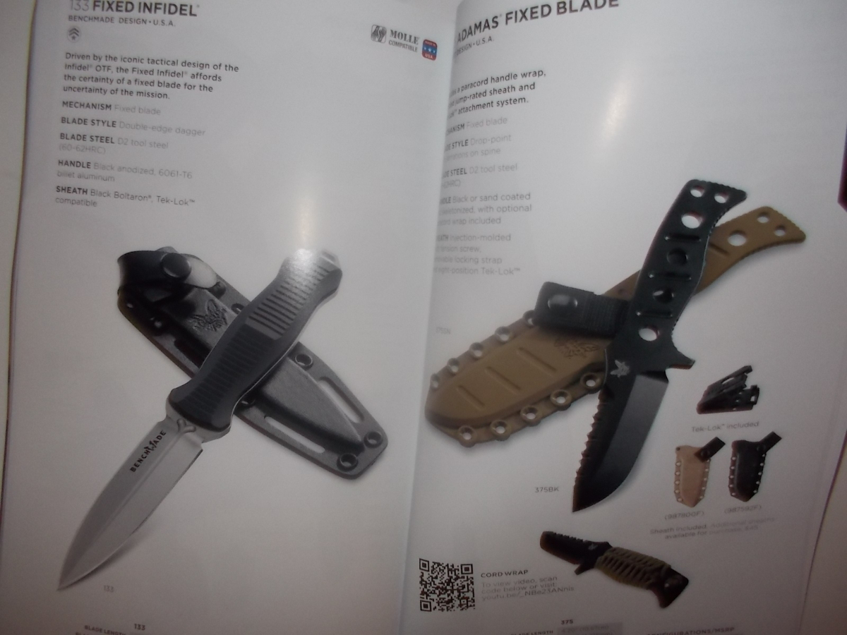 Benchmade Usa 2020 Knife Product Catalog Brochure New For Sale at