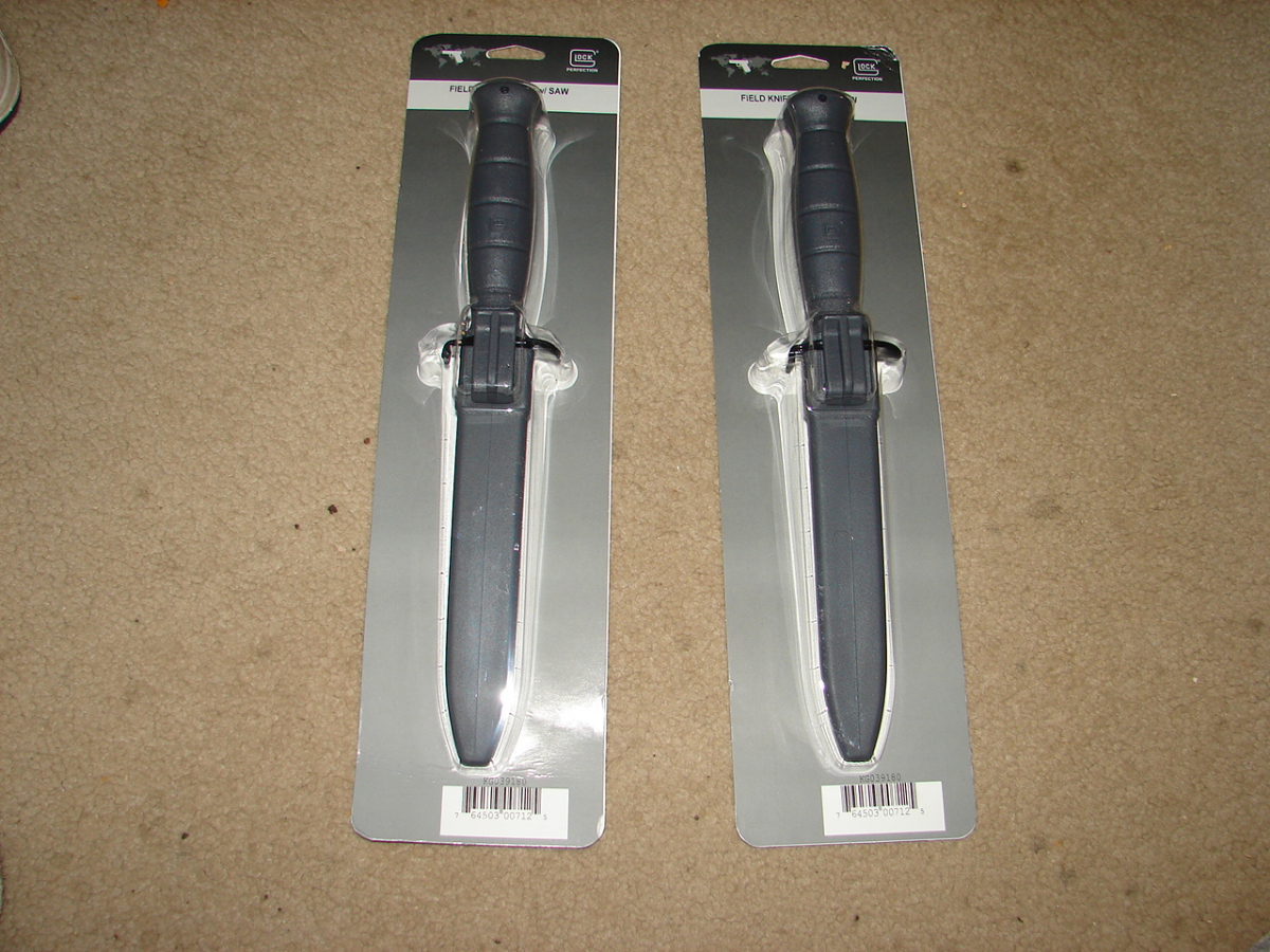 (2) Glock 81 Grey Field Knives 7