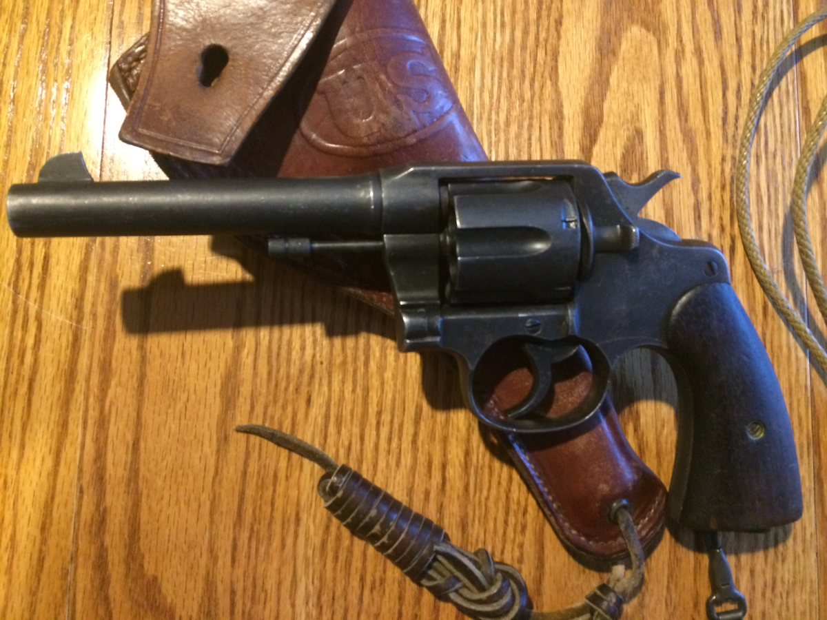 Colt Pt. Fa. Mfg. Co. 1917 Army45 Acp Wwii Military Revolver Large