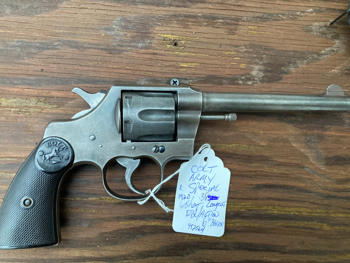 Colt Army Special Revolver 1920 For Sale at GunAuction.com - 17143744