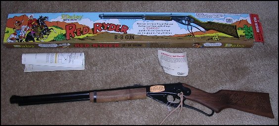 Daisy Red Rider Bb Gun Limited Edition Lever Box For Sale at GunAuction ...