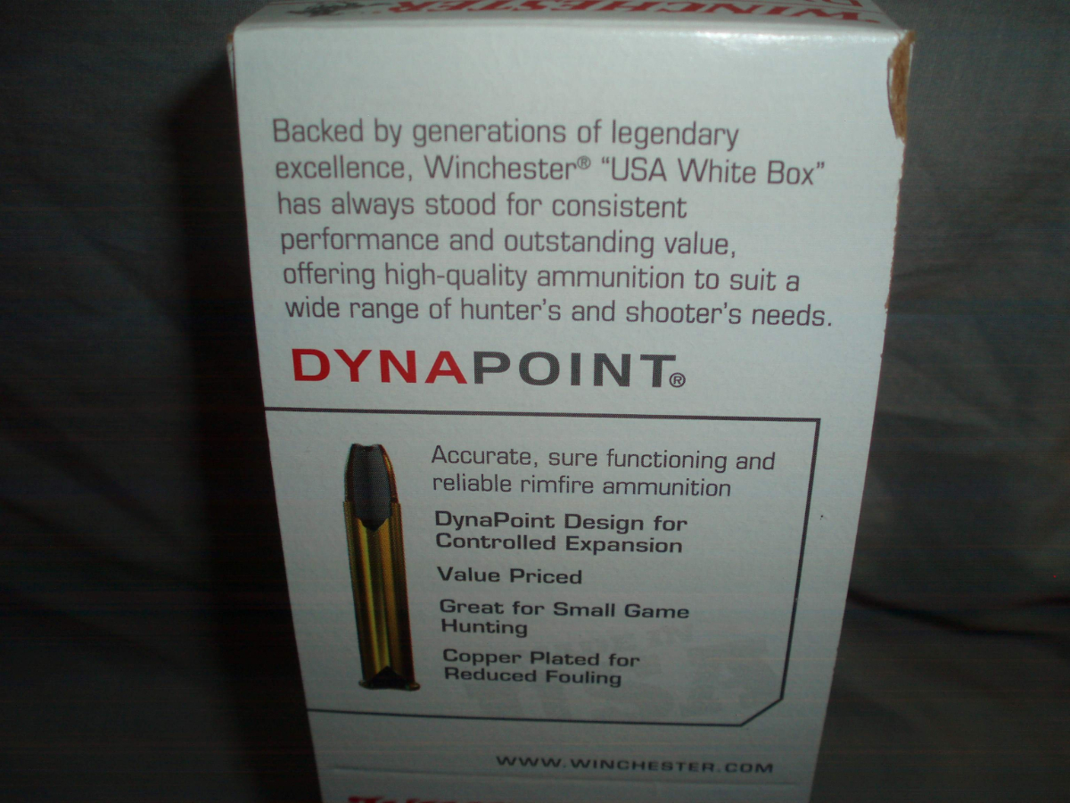 Winchester 1 000 rounds dynapoint hollow point 22 magnum for sale at