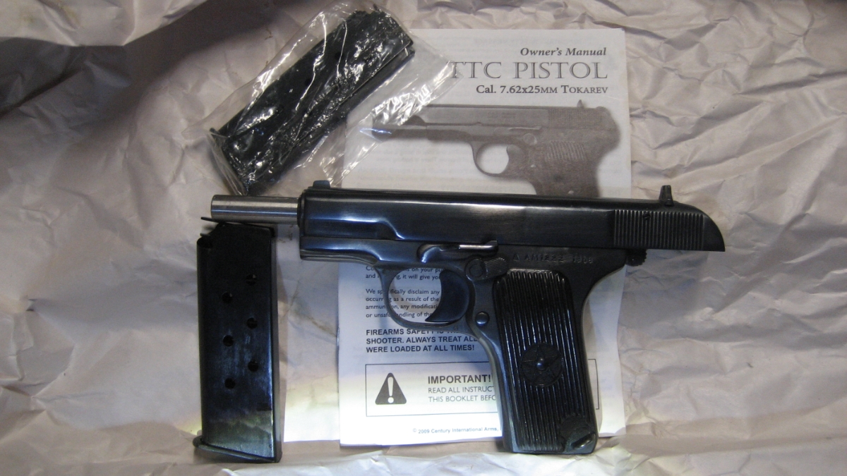 CUGIR, Romanian - TTC Pistol, 7.62x25, two magazines, box and manual. New in box. - Picture 5