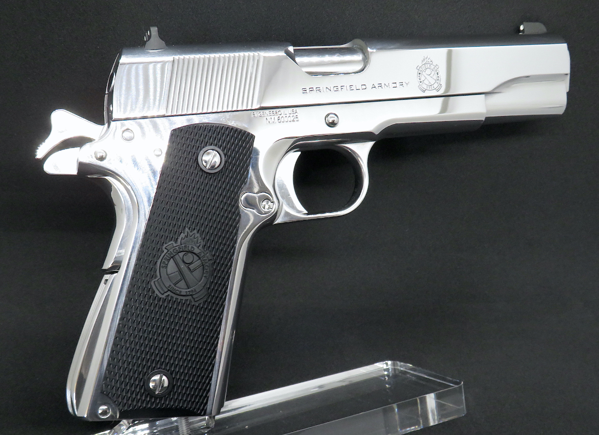 Springfield Armory Bonus Item Included Nib High Mirror Polished Springfield 1911 Mil Spec 45acp 1266