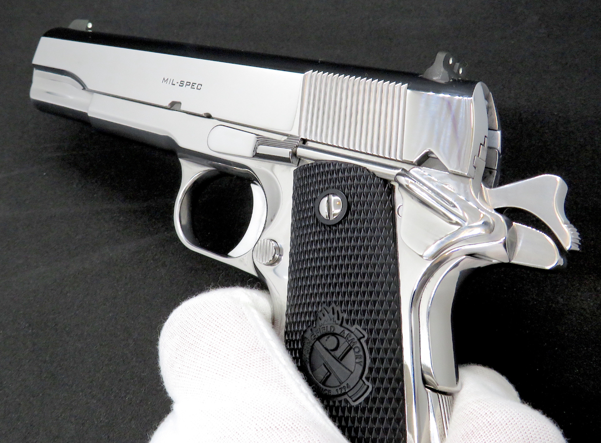 Springfield Armory Bonus Item Included Nib High Mirror Polished Springfield 1911 Mil Spec 45acp 9713