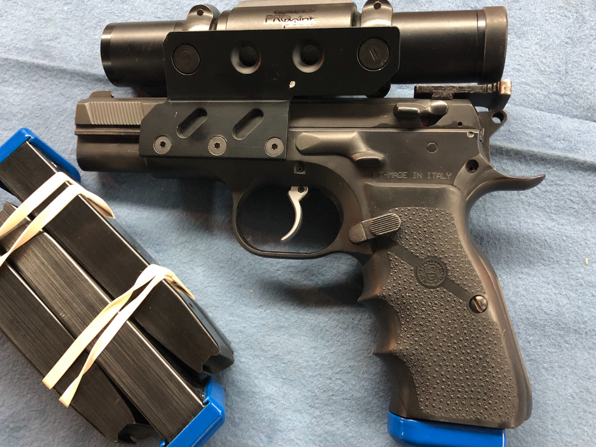 Fabbrica Armi Sportive Fab Model 92 9mm W/Side Mount&Tasco Pro Point ...