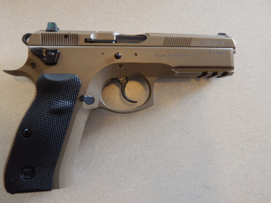 CZ-USA - CZ 75 SP-01 TACTICAL FDE 9MM W/ NIGHT SIGHTS, NIB, - Picture 2