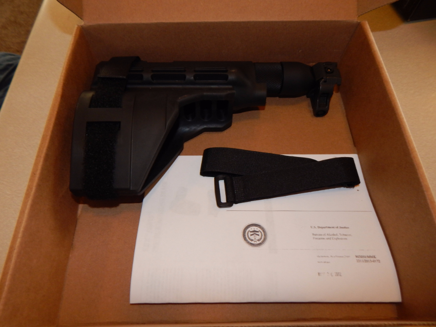 SIG SAUER MPX / MCX FOLDING ARM BRACE, BLACK, NIB Picture 3