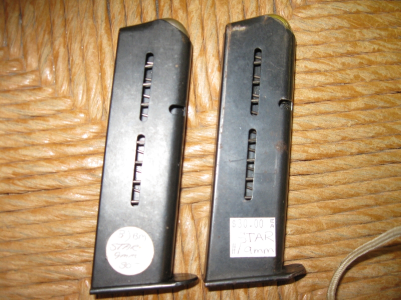 Star 9mm Magazines (Two) For Sale at GunAuction.com - 10402666