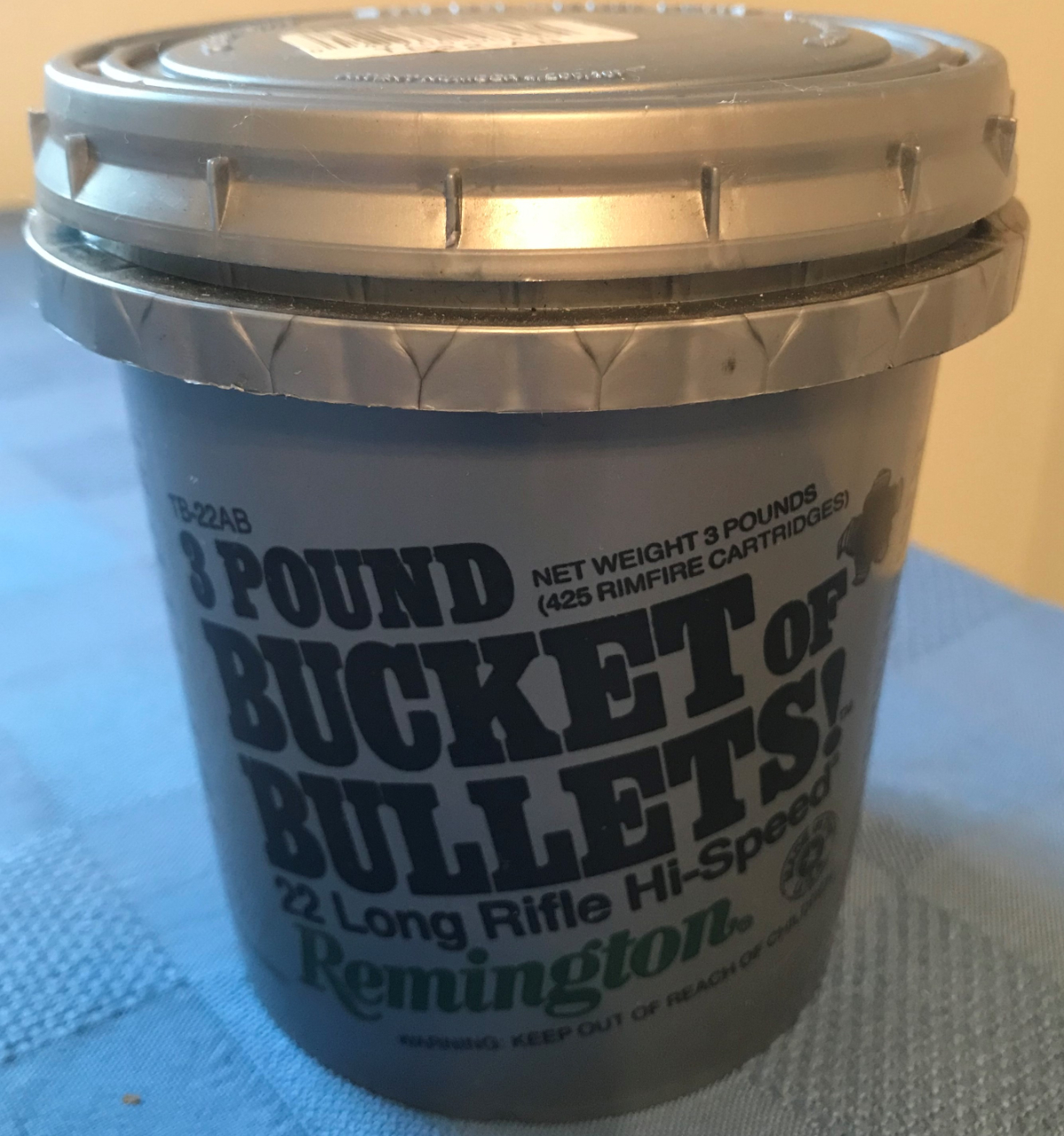 Remington 22 Long 3 Pound Bucket Of Bullets Hi Speed Factory Sealed