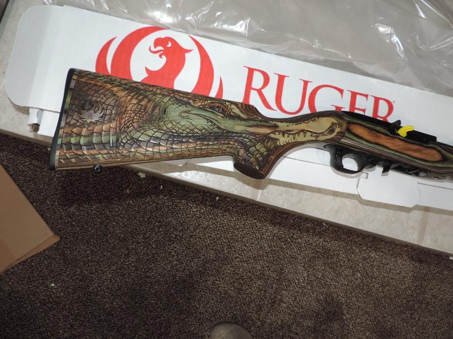 RUGER 10-22 GREEN GATOR COMMERTIVE RIFLE 1 OF 2500 MADE TALO EDITION