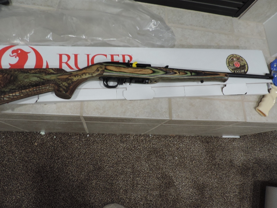 Ruger 10-22 Green Gator Commertive Rifle 1 Of 2500 Made Talo Edition ...