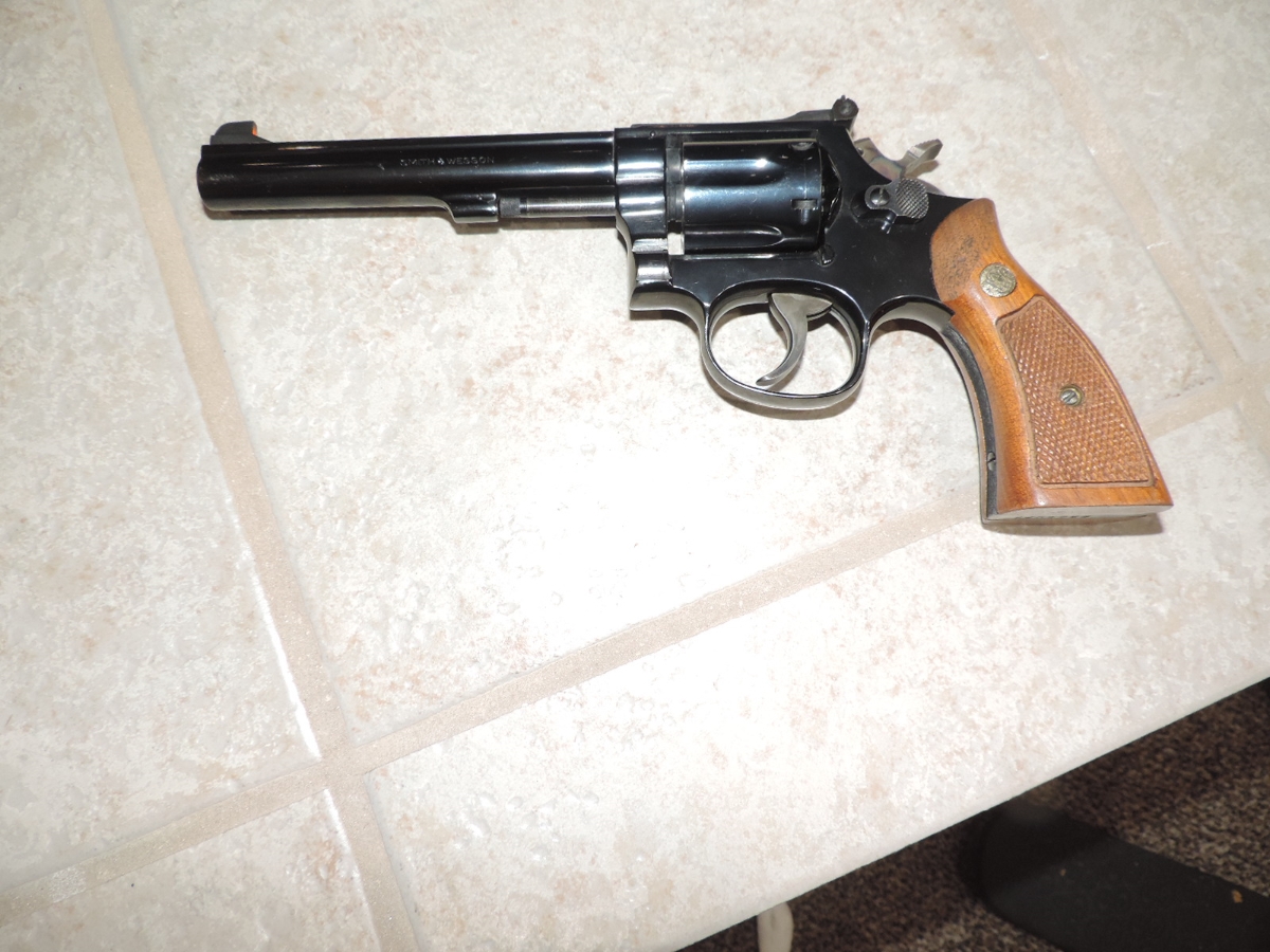 - SMITH WESSON 14-4 38 SPECIAL WITH PINNED BARREL NO RESERVE - Picture 1 - SMITH WESSON 14-4 38 SPECIAL WITH PINNED BARREL NO RESERVE - Picture 1
