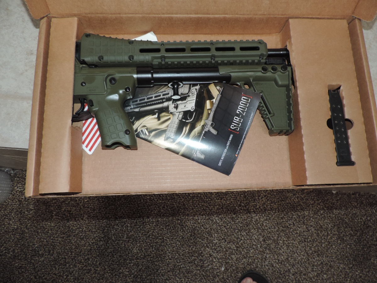 Kel Tec Sub 00 Green New In The Box 40 Caliber No Reserve 40 S W For Sale At Gunauction Com