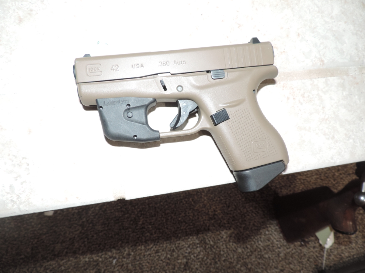 Glock Fde With Laser In Like New With No Reserve Acp For Sale At GunAuction Com