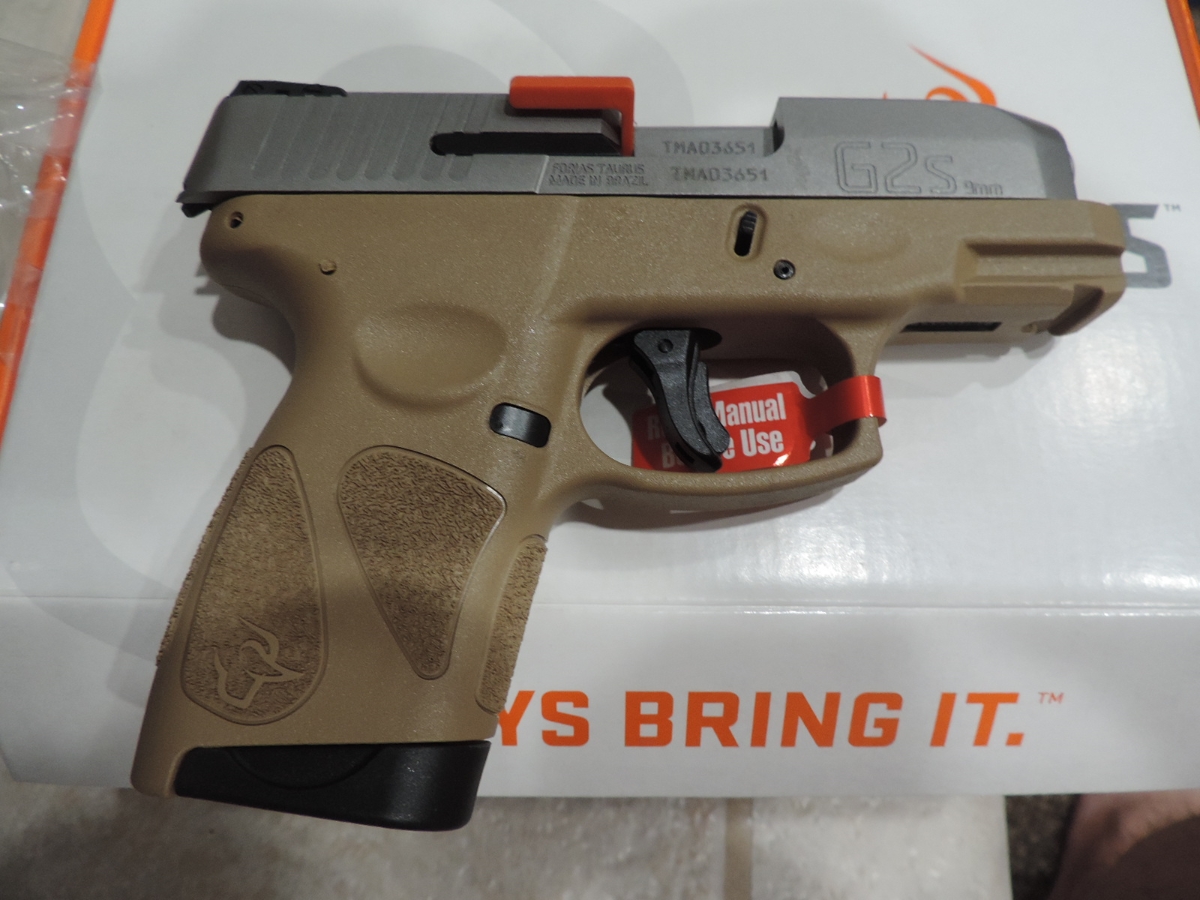Taurus g2s fde stainless 9mm with 2 mags and no reserve