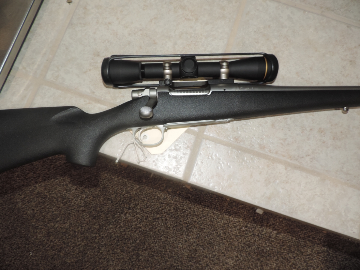 REMINGTON MODEL 7 IN 308 WITH LEUPOLD SCOPE LIKE NEW NO RESERVE