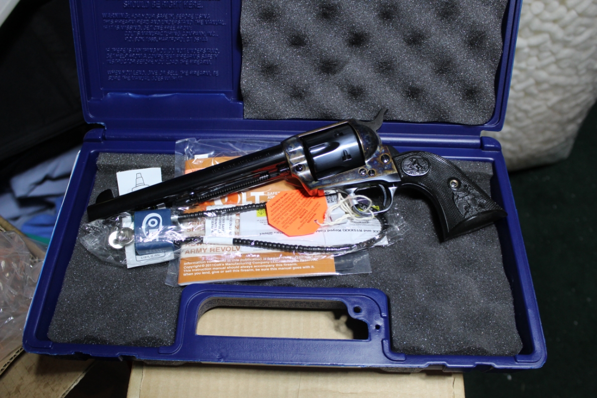 Colt Single Action 45 Long Colt With 7 1/2 Inch Barrell No Reserve .45 ...