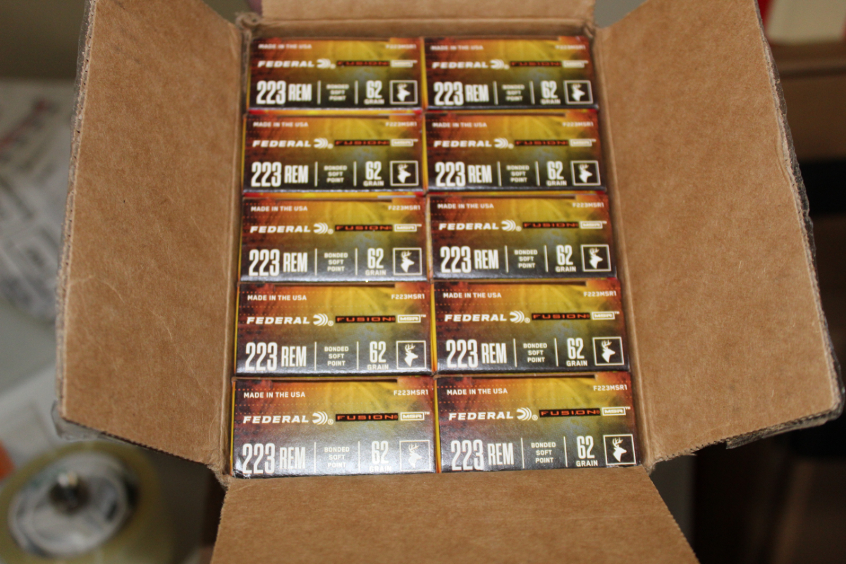 Federal Premium Ammunition 200 ROUNDS OF FEDERAL 223 BONDED SOFT PIONT ...